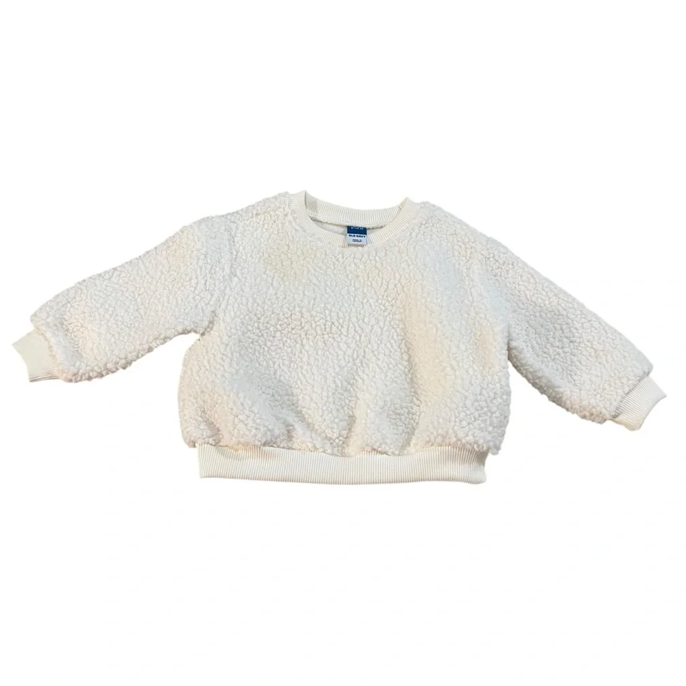 Old Navy Sherpa Sweater 6-12 months
